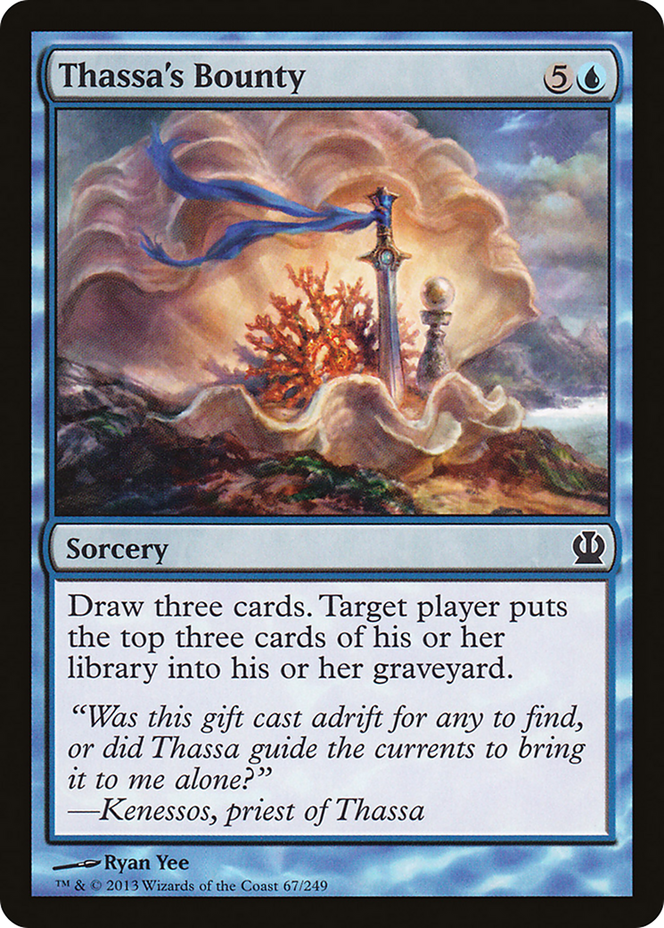 Thassa's Bounty [Theros] Foil