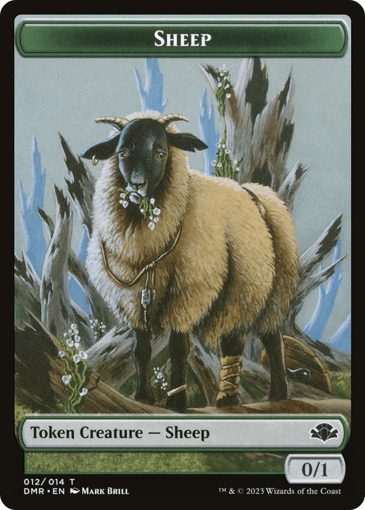 Sheep (TDMR-012) - Dominaria Remastered Tokens