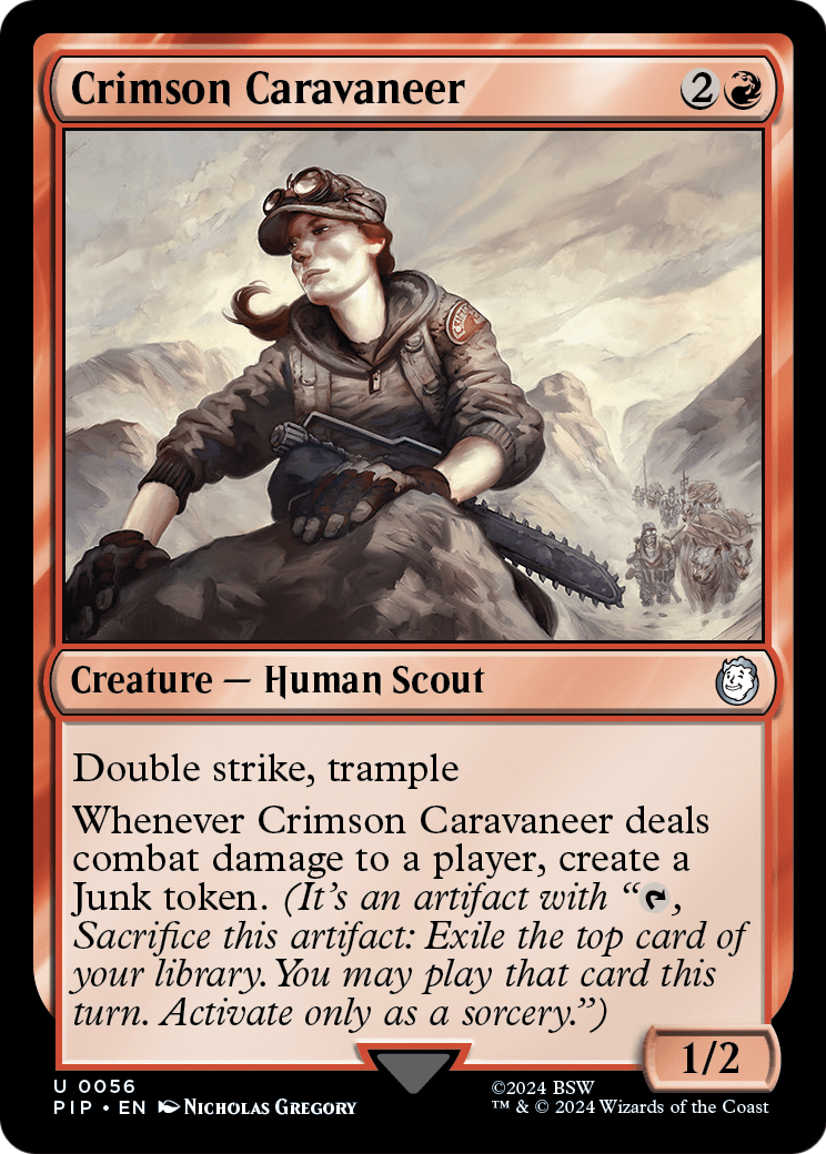 Crimson Caravaneer [Fallout] Foil