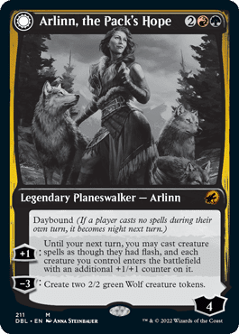 Arlinn, the Pack's Hope // Arlinn, the Moon's Fury [Innistrad: Double Feature] Foil