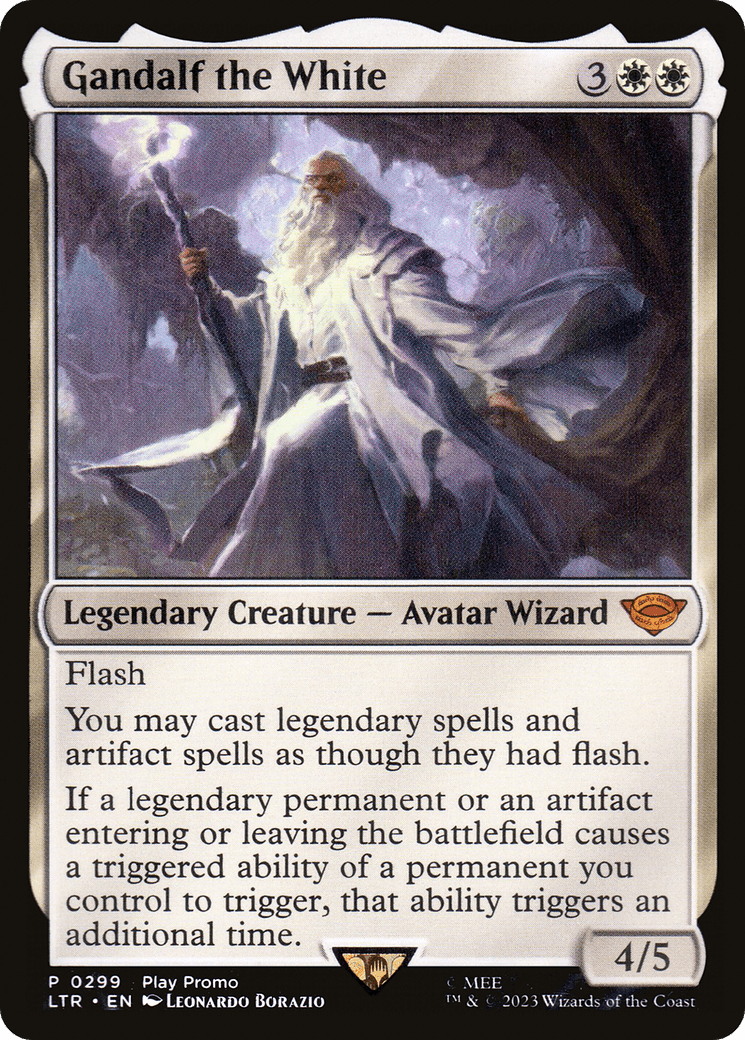 Gandalf the White (Play Promo) [The Lord of the Rings: Tales of Middle-Earth] Foil