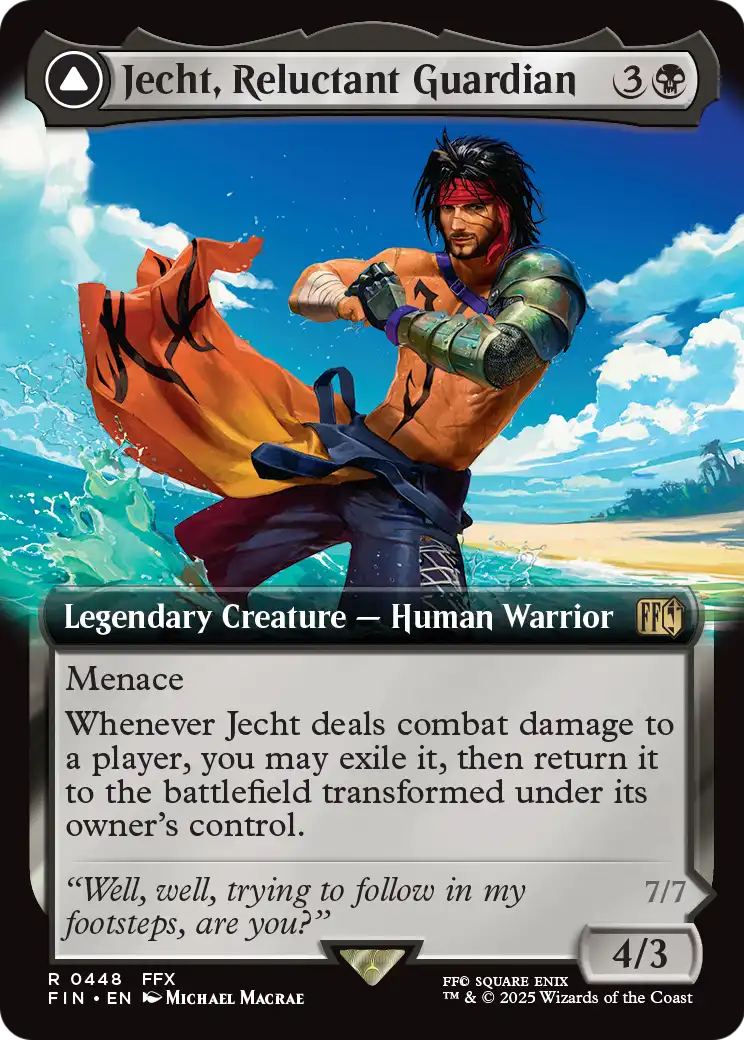 Jecht, Reluctant Guardian (Extended Art) (448) [FINAL FANTASY]  Foil