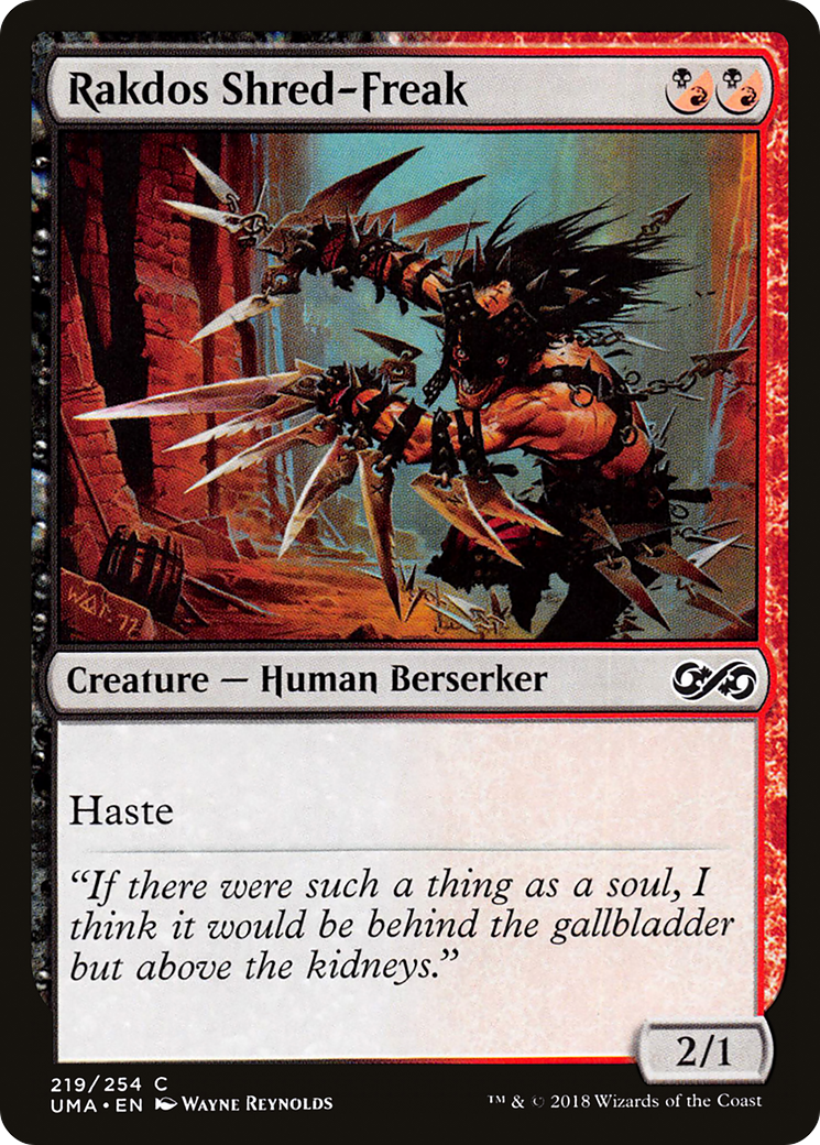 Rakdos Shred-Freak [Ultimate Masters] Foil