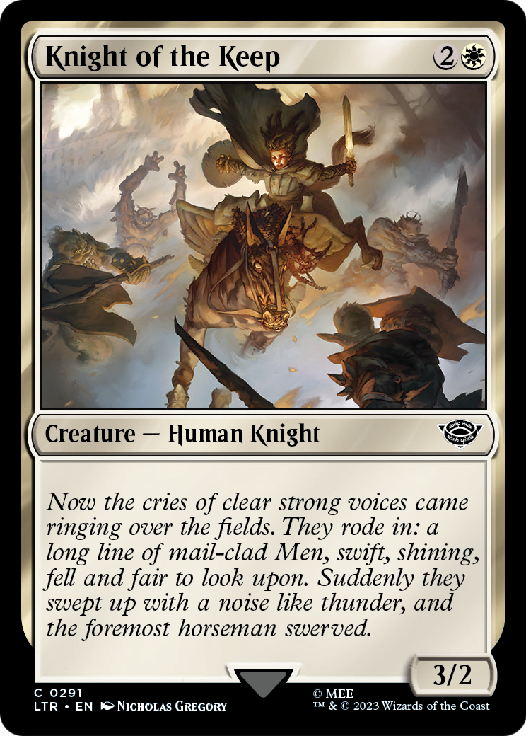 Knight of the Keep [The Lord of the Rings: Tales of Middle-Earth] Foil
