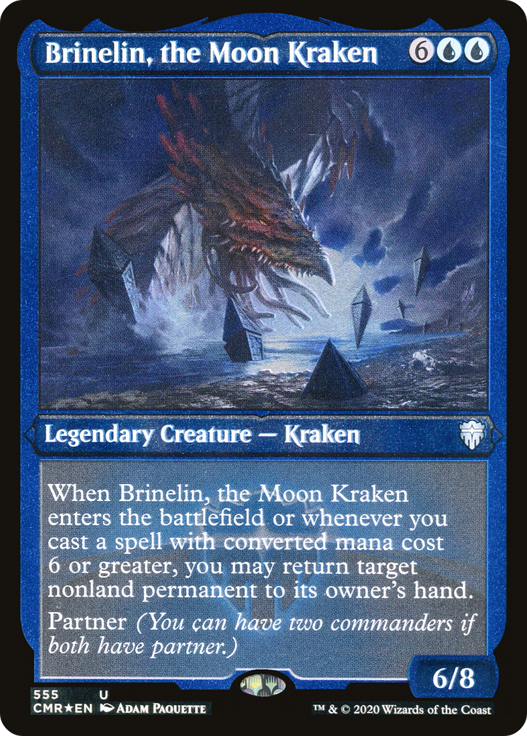 Brinelin, the Moon Kraken (555) [Commander Legends]  Foil