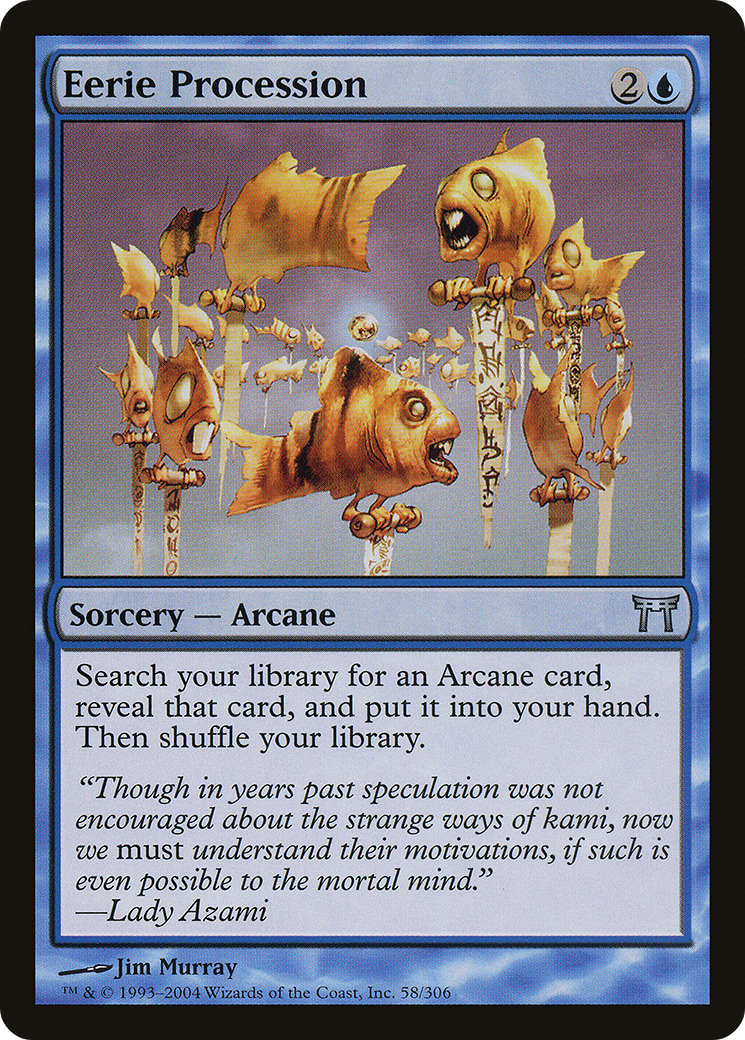 Eerie Procession [Champions of Kamigawa] Foil