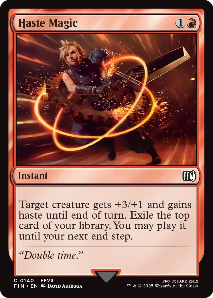Haste Magic (140) [FINAL FANTASY]  Foil