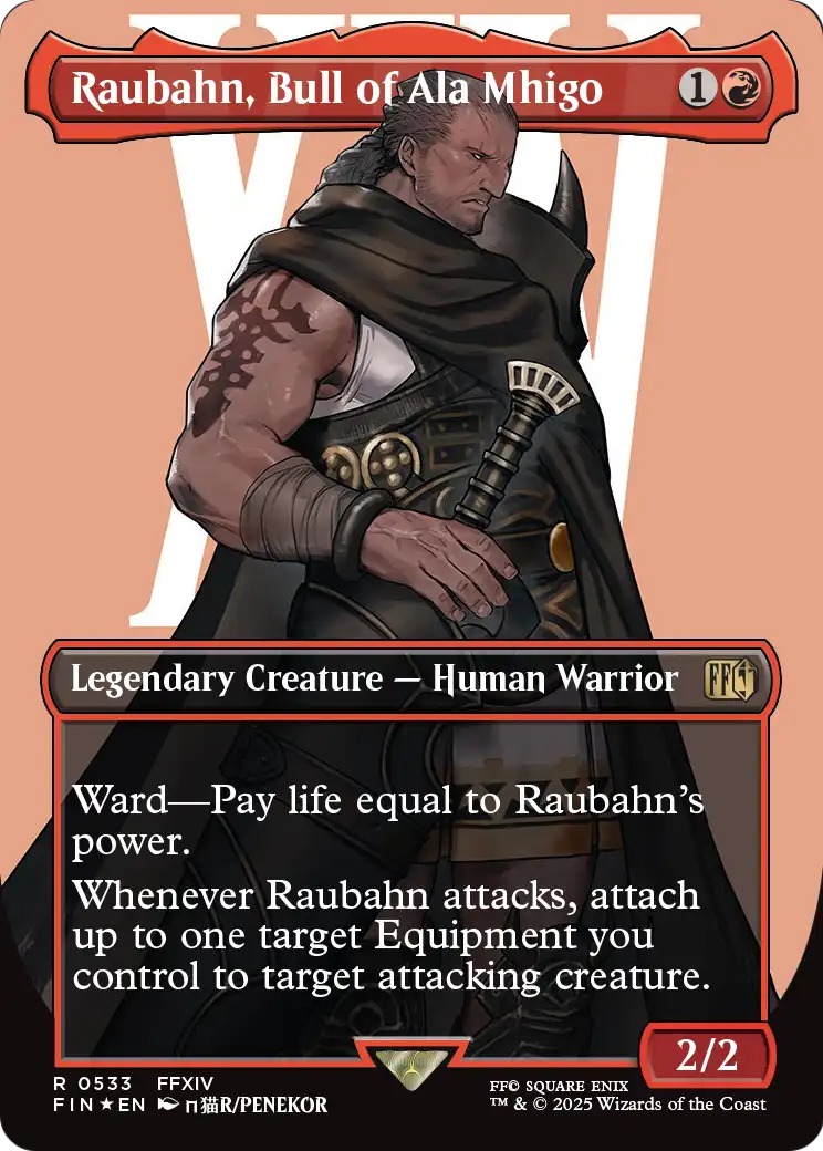 Raubahn, Bull of Ala Mhigo |  Foil (533) [FINAL FANTASY]