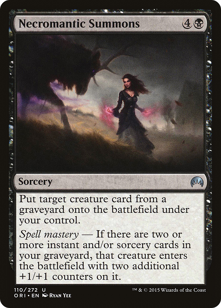 Necromantic Summons [Magic Origins] Foil