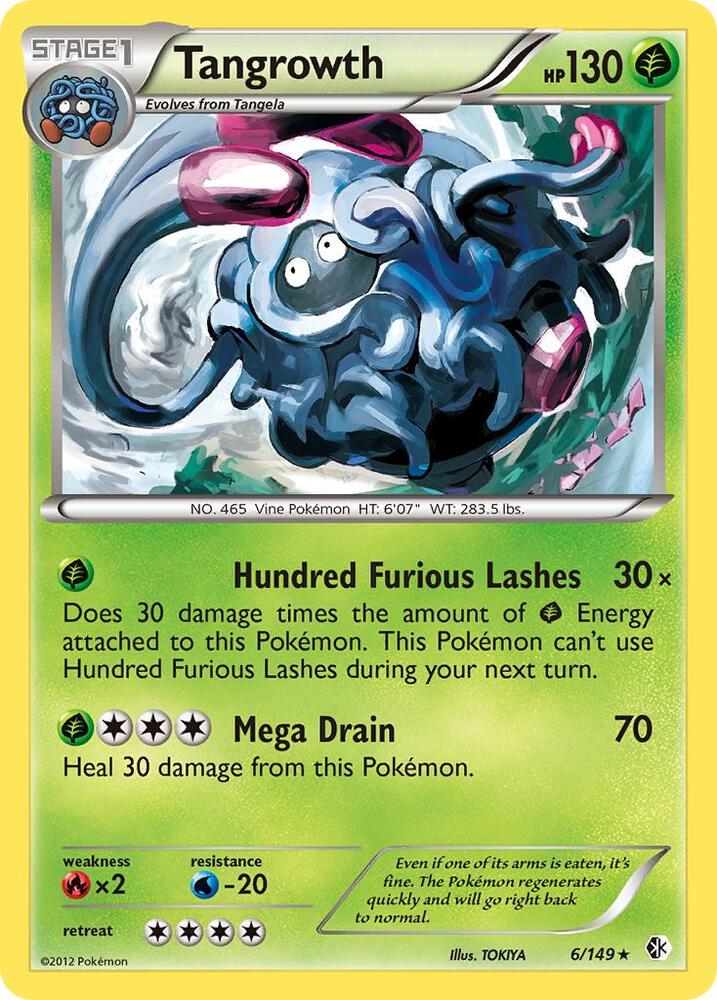 Tangrowth 6/149 (Boundaries Crossed)  - Holofoil