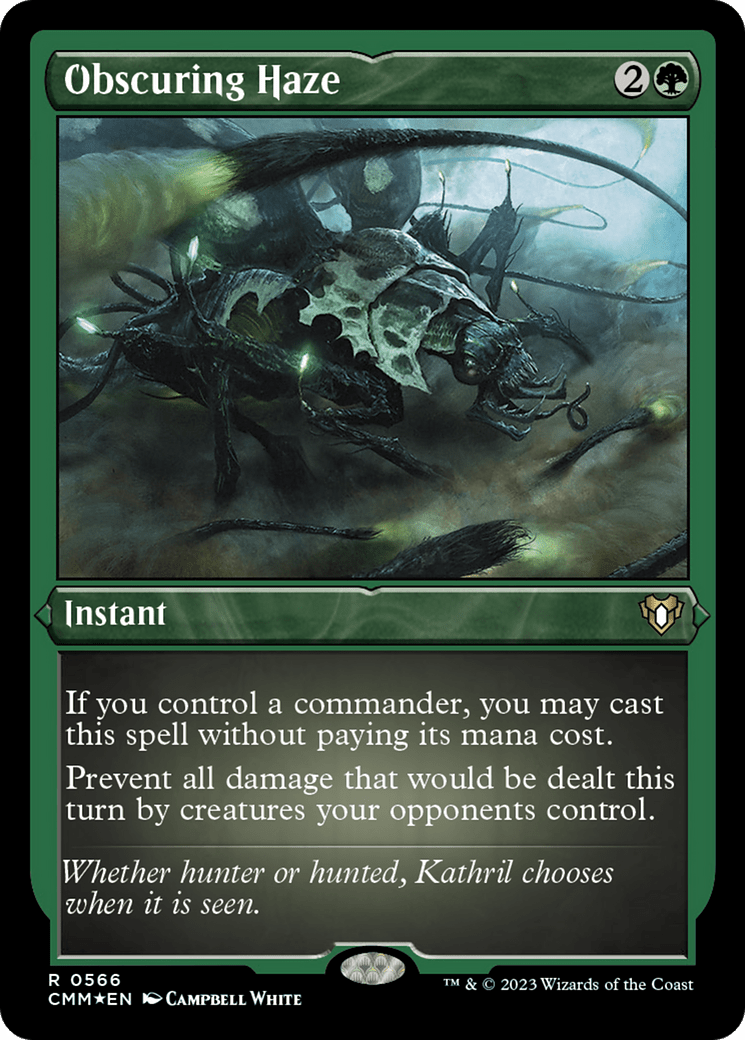 Obscuring Haze (CMM-566) - Commander Masters Etched Foil