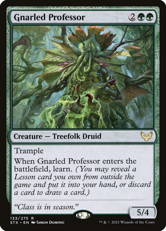 Gnarled Professor 133 (Strixhaven: School of Mages) 