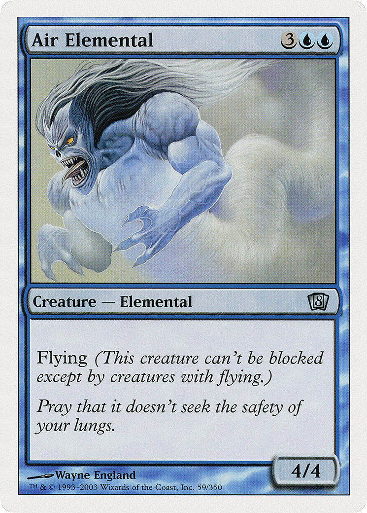 Air Elemental [Eighth Edition] Foil