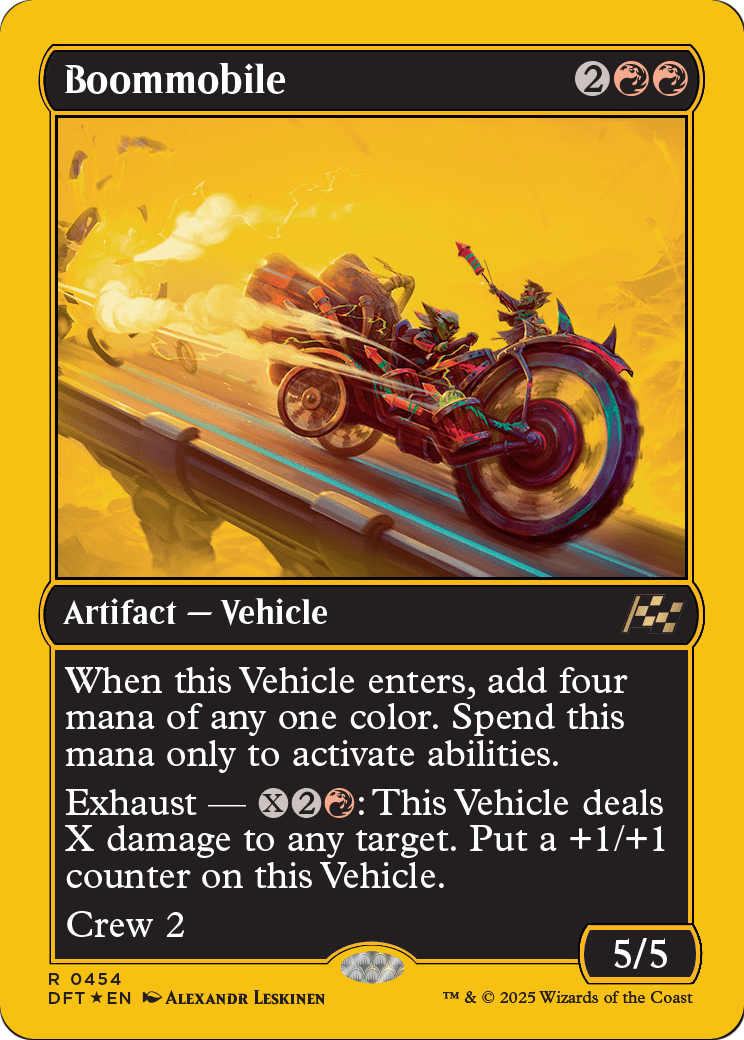 Boommobile (First-Place Foil) |  Foil (454) [Aetherdrift]