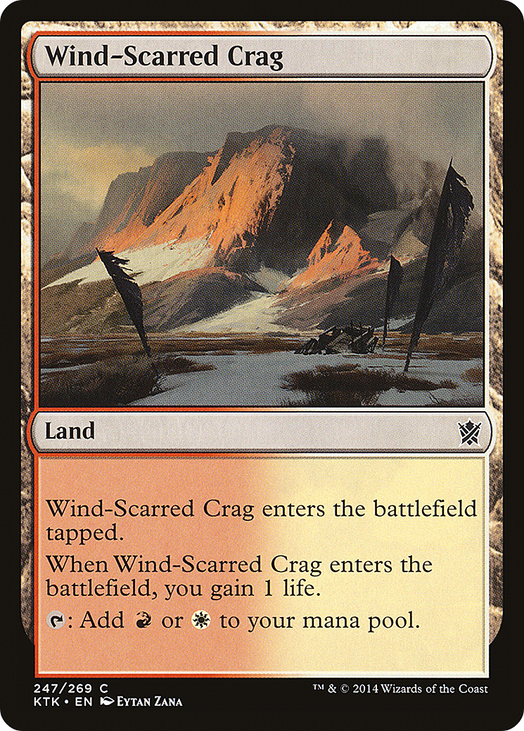 Wind-Scarred Crag [Khans of Tarkir] Foil