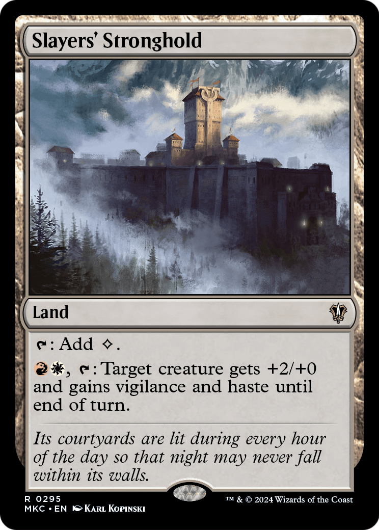 Slayers' Stronghold [Murders at Karlov Manor Commander]