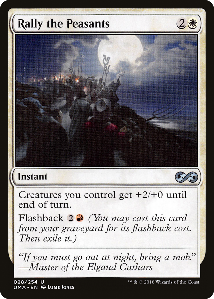 Rally the Peasants [Ultimate Masters] Foil
