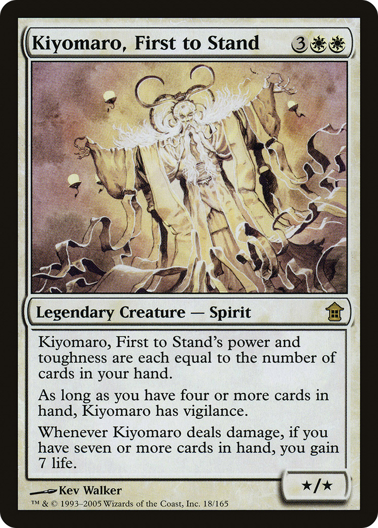 Kiyomaro, First to Stand [Saviors of Kamigawa] Foil