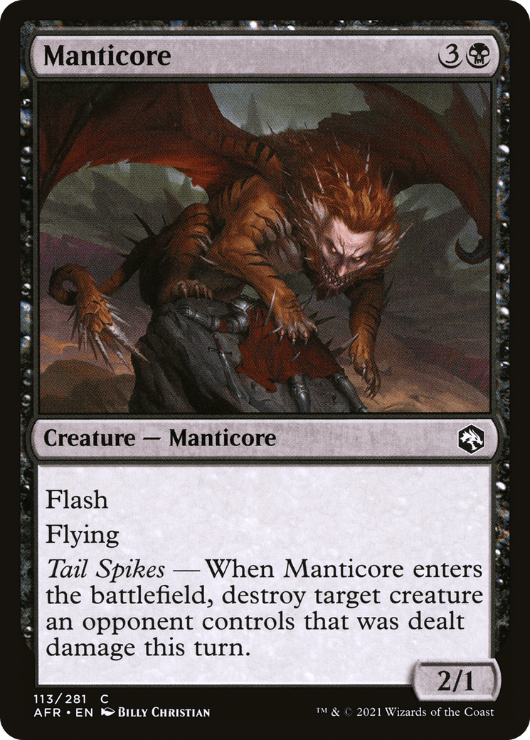 Manticore [Dungeons & Dragons: Adventures in the Forgotten Realms] Foil