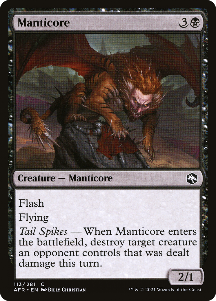 Manticore [Dungeons & Dragons: Adventures in the Forgotten Realms] Foil