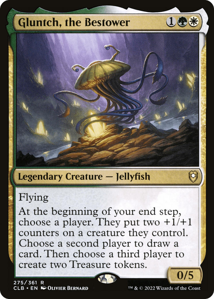 Gluntch, the Bestower [Commander Legends: Battle for Baldur's Gate] Foil