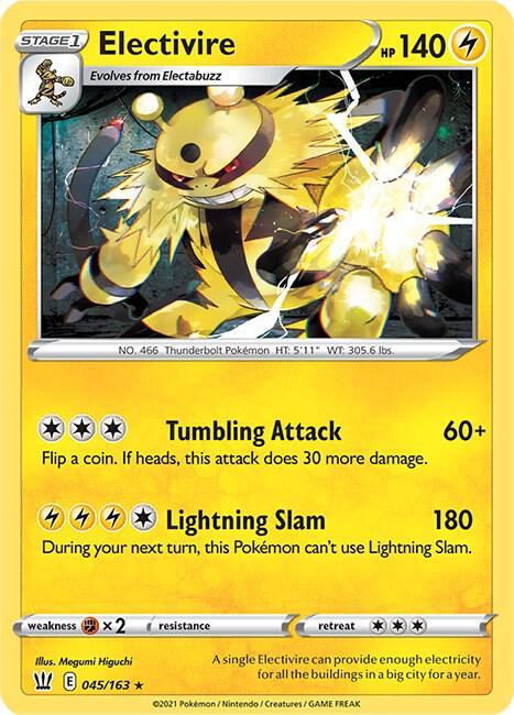 Electivire 045/163 (SWSH05: Battle Styles) 