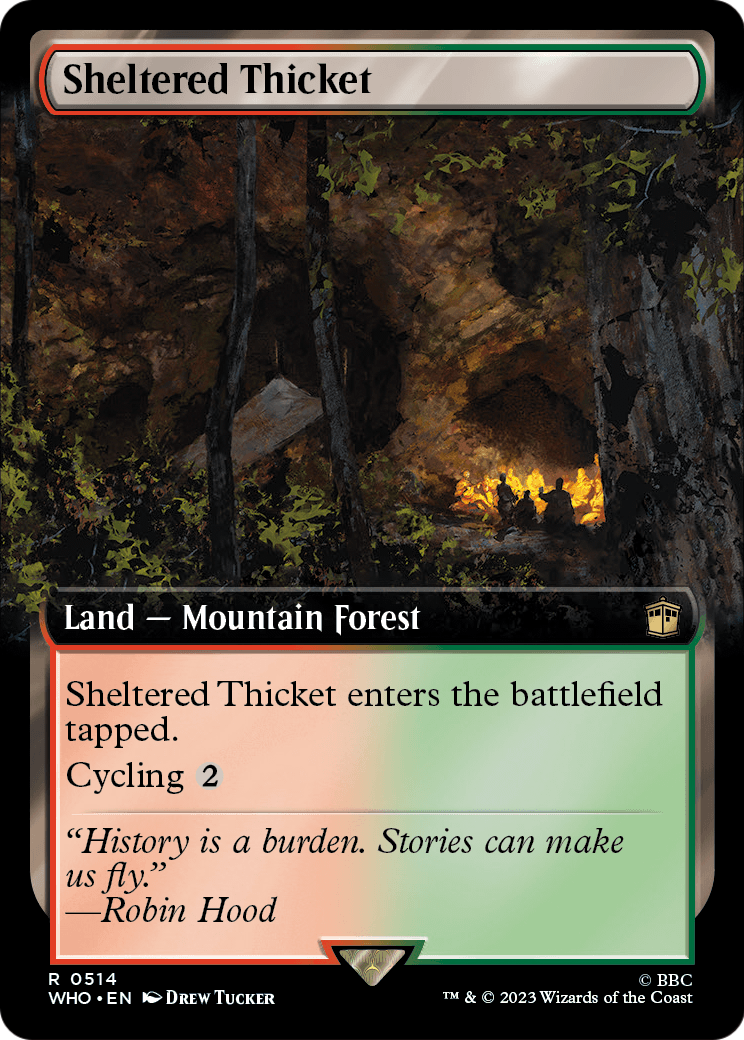 Sheltered Thicket (Extended Art) [Doctor Who] Foil