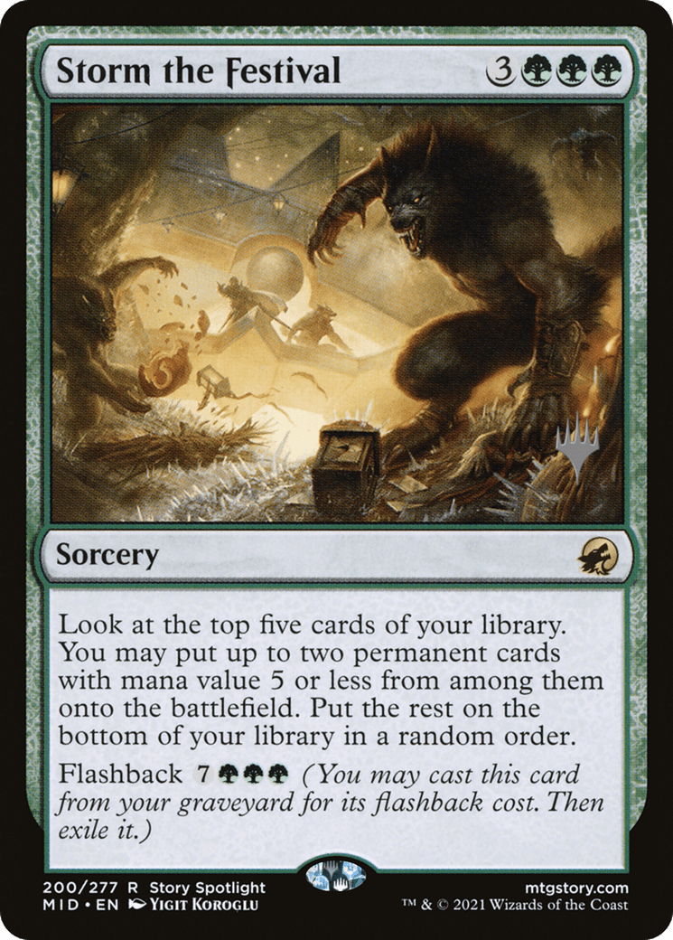 Storm the Festival (Promo Pack) [Innistrad: Midnight Hunt Promos] Foil