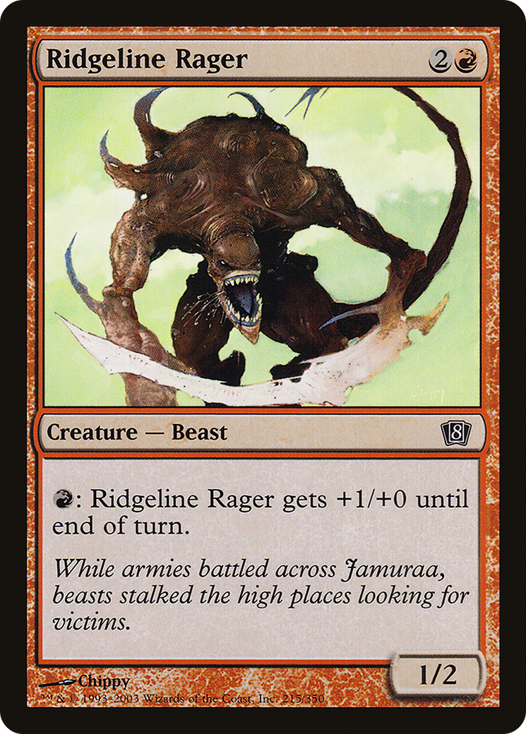 Ridgeline Rager [Eighth Edition] Foil