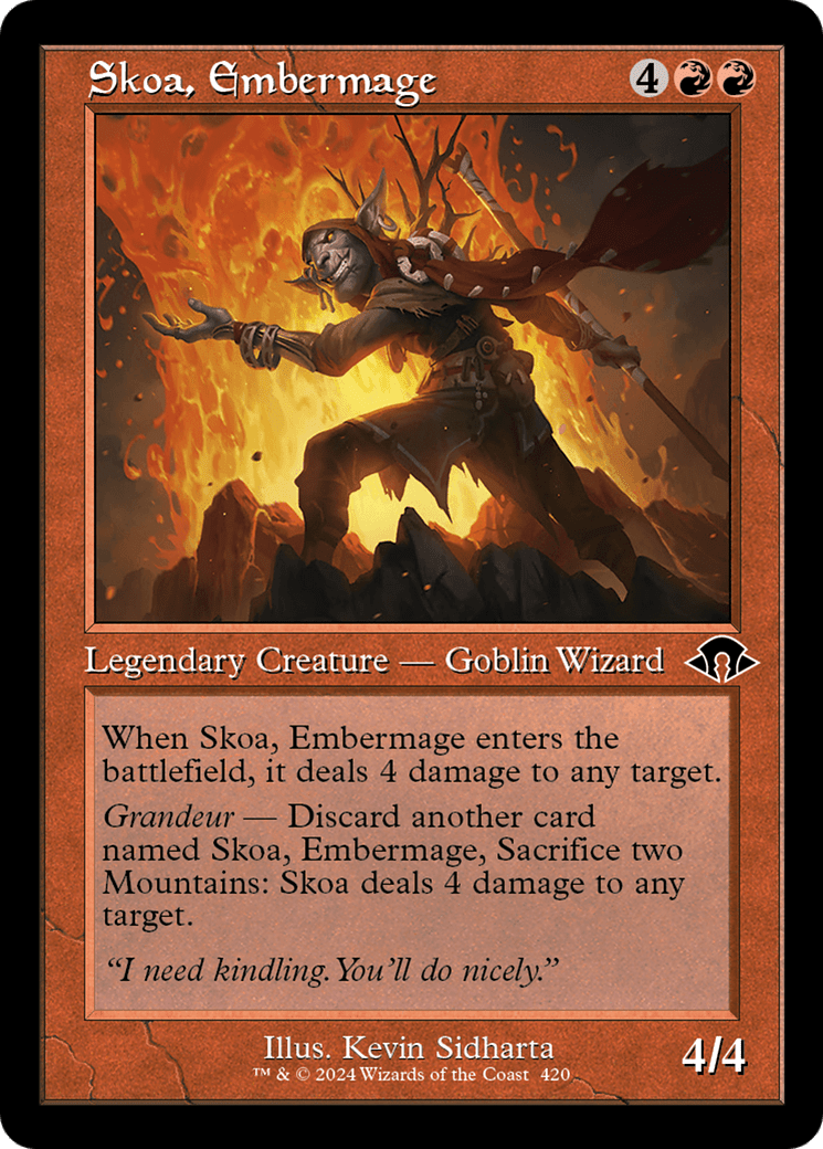 Skoa, Embermage (Retro) [Modern Horizons 3] Foil