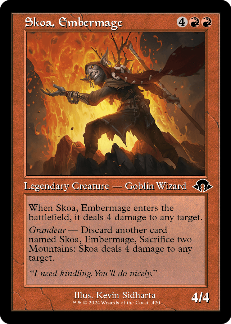 Skoa, Embermage (Retro) [Modern Horizons 3] Foil