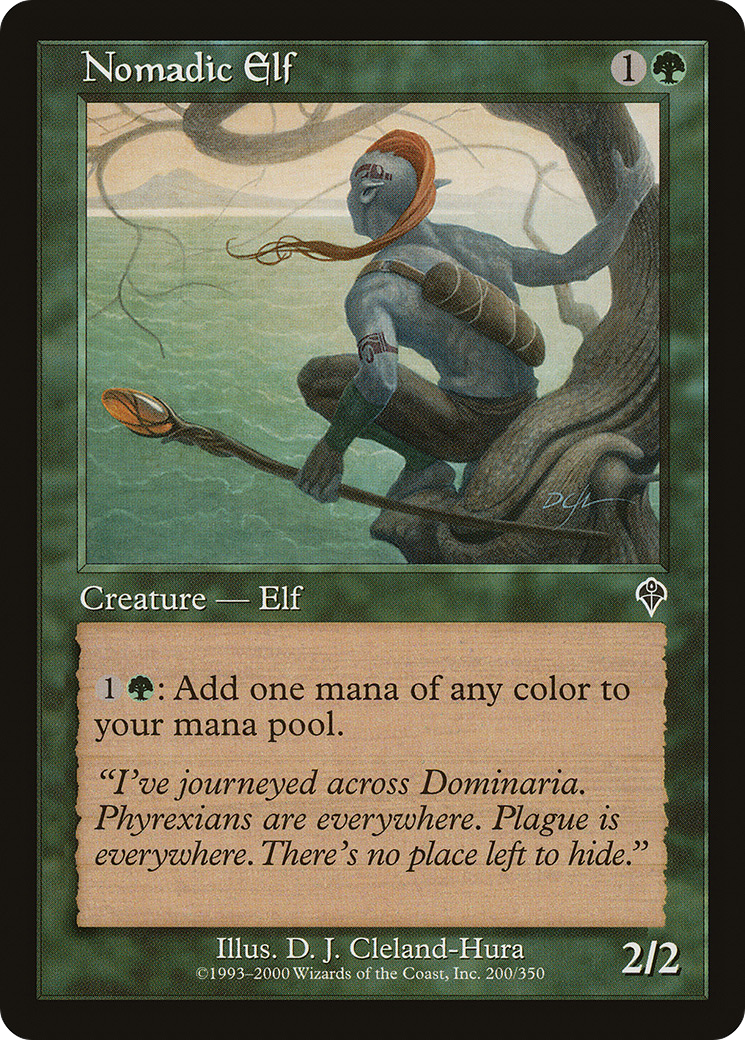 Nomadic Elf [Invasion] Foil