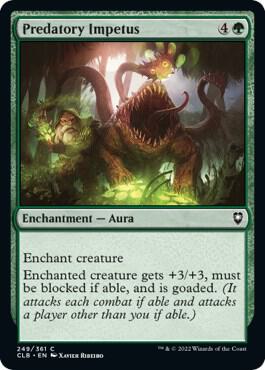 Predatory Impetus 249 (Commander Legends: Battle for Baldur's Gate)  - Foil