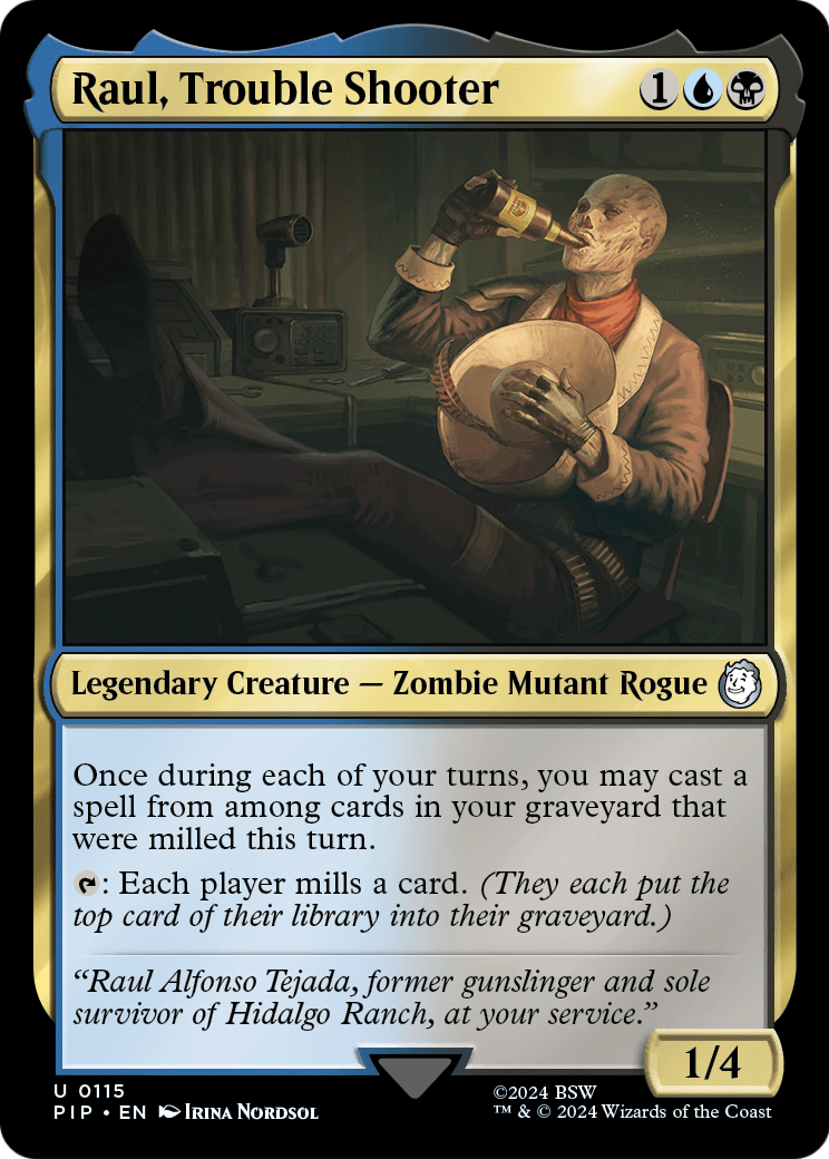 Raul, Trouble Shooter [Fallout] Foil