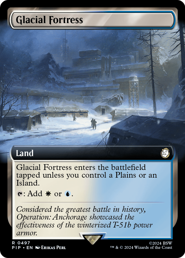 Glacial Fortress (Extended Art) [Fallout] Foil