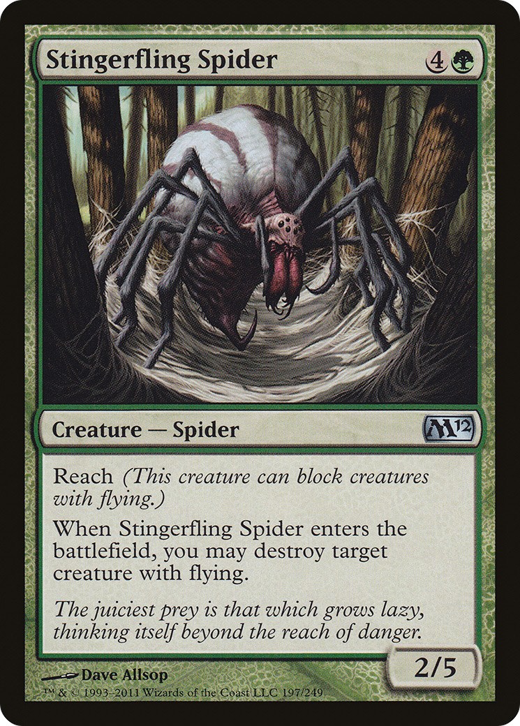 Stingerfling Spider [Magic 2012] Foil