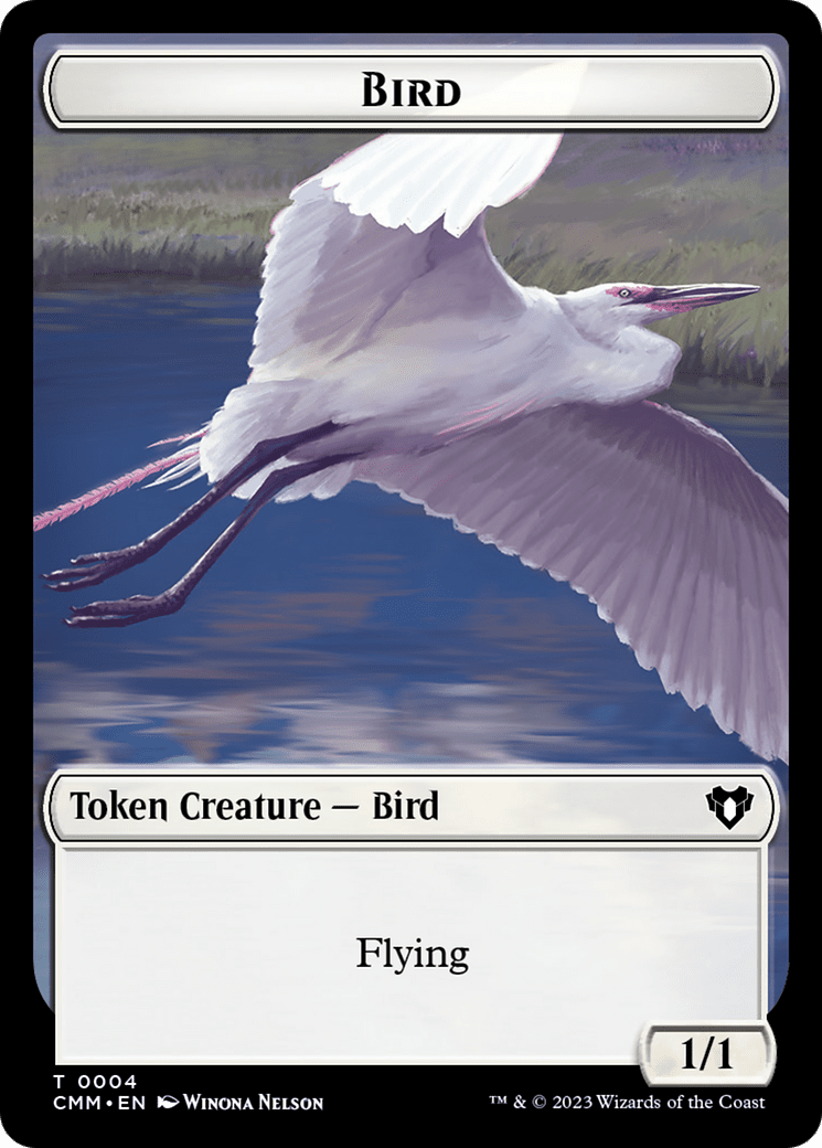 Bird (TCMM-004) - Commander Masters Tokens Foil
