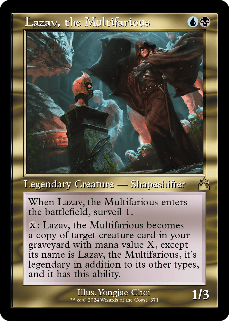 Lazav, the Multifarious (Retro Frame) [Ravnica Remastered] Foil