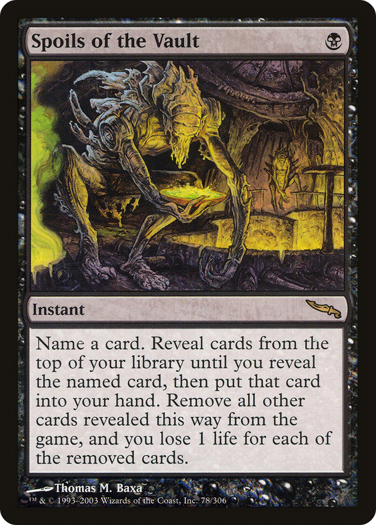Spoils of the Vault [Mirrodin] Foil