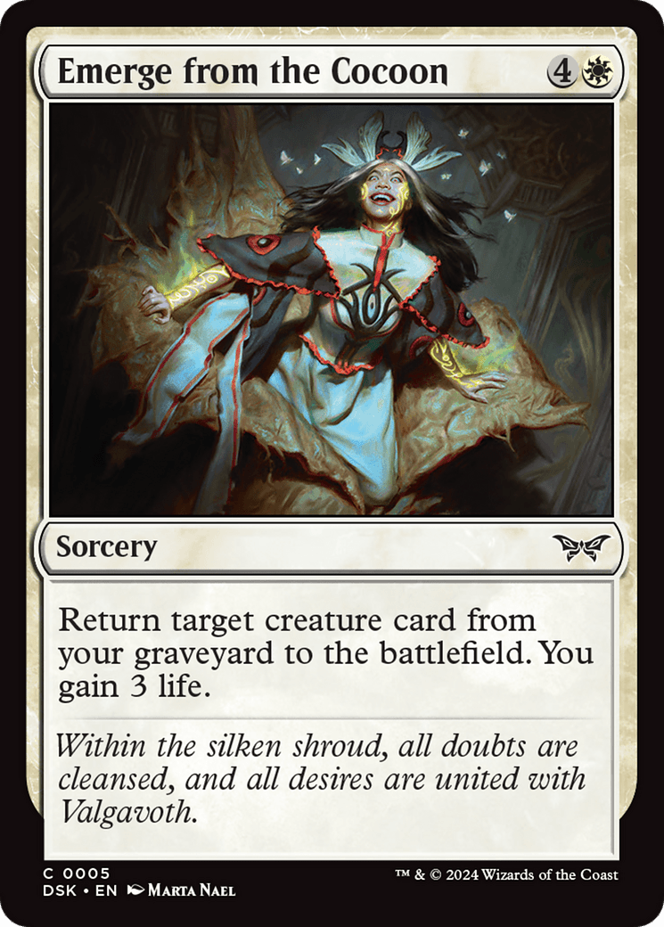 Emerge from the Cocoon [Duskmourn: House of Horror] Foil
