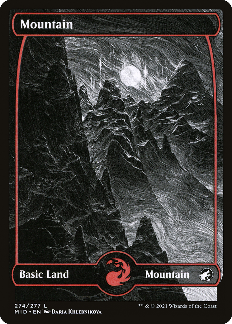 Mountain (274) [Innistrad: Midnight Hunt] Foil