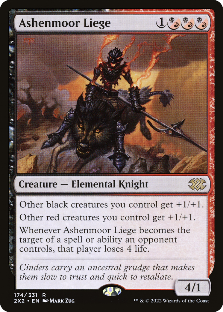 Ashenmoor Liege [Double Masters 2022] Foil