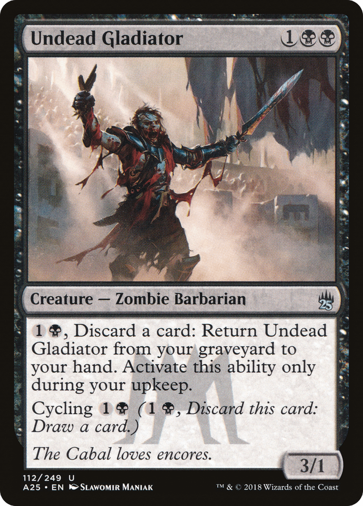 Undead Gladiator [Masters 25] Foil