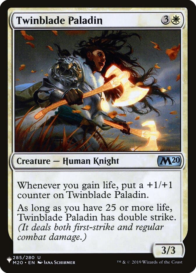 Twinblade Paladin |  (M20-285) [The List]