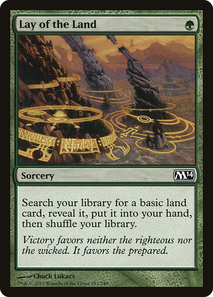 Lay of the Land [Magic 2014] Foil