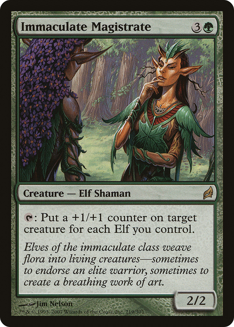 Immaculate Magistrate [Lorwyn] Foil