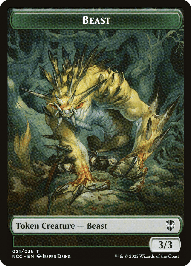 Beast (TNCC-021) - New Capenna Commander Tokens