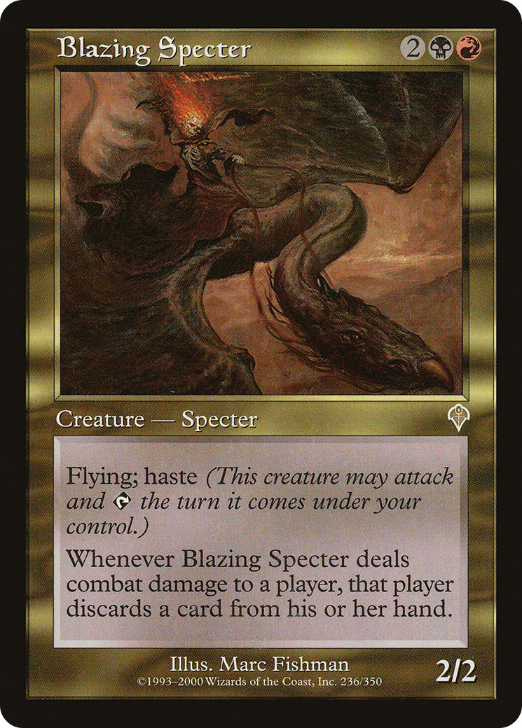 Blazing Specter [Invasion] Foil