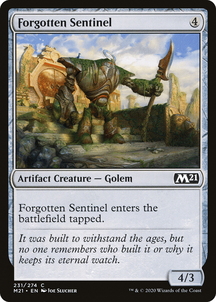 Forgotten Sentinel [Core Set 2021] Foil