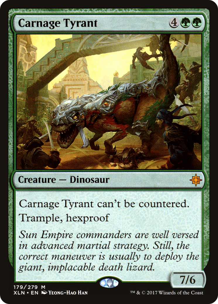 Carnage Tyrant [Ixalan] Foil